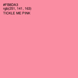 #FB8DA3 - Tickle Me Pink Color Image